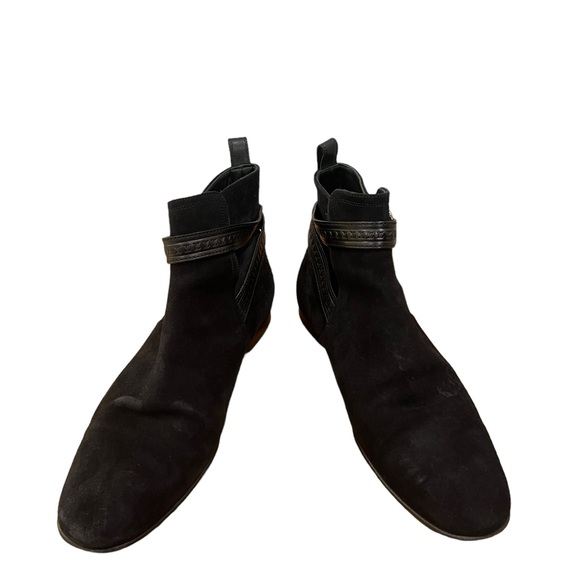 Louis Vuitton Mens Suede Belt Ankle Boots - Picture 3 of 7